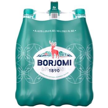 Вода сильногазированная Borjomi минеральная 0,75л - купить, цены на Идеал - фото 6