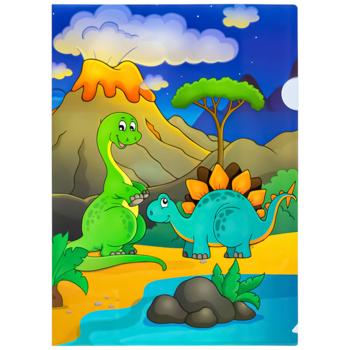 Centrum Dinosaur L-type A4 Clear Folder 0.15mm in assortment - buy, prices for - photo 2