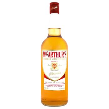 Віскі MaсArthur's 40% 0,5л - купити, ціни на NOVUS - фото 1