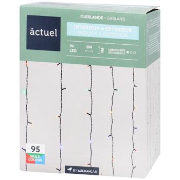 Гірлянда Actuel 96 LED Штора 8 програм 2м - купити, ціни на Auchan - фото 1