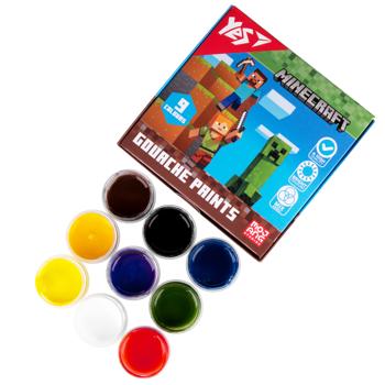 Краски гуашевые Yes Minecraft 9 цветов - купить, цены на Идеал - фото 7