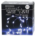 Garland on Batteries with 160 LEDs 810cm Cold White