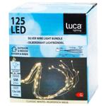 Luca Lighting Bundle Silver Garland 125 LED 1m White Light