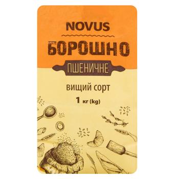 Мука пшеничная Novus высшего сорта 1кг - купить, цены на Biotus - фото 2