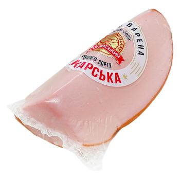 Колбаса Салтівський МК Докторская вареная высший сорт - купить, цены на Чудо Маркет - фото 1