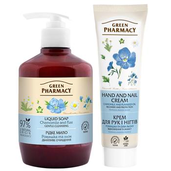 Zelena Apteka Chamomile and Flax Hand Care Gift Set - buy, prices for Ideal - photo 1