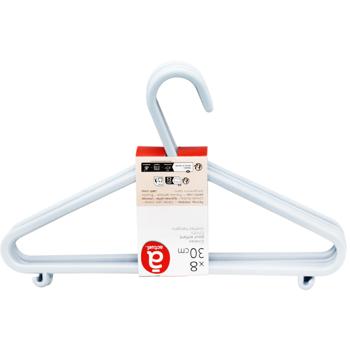 Actuel Child`s Clothes Plastic Hangers Set 30cm 8pcs - buy, prices for Biotus - photo 2