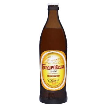 Berdychivske Wheat Light Beer 4.8% 0.5l - buy, prices for NOVUS - photo 1