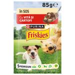 Корм влажный Friskies с говядиной и картофелем для собак 85г