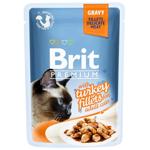 Brit Premium Wet Food with Turkey Fillet for Adult Cats 85g