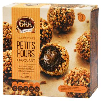 Тістечка Київ БКК Petits fours Croquant 225г - купити, ціни на КОСМОС - фото 1
