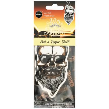 Aroma Oud & Pepper Skull Fragrance for Cars