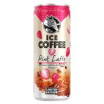 Кава холодна Hell Ice Coffeе Pink Latte зі смаком полуниці та біілого шоколаду 230мл