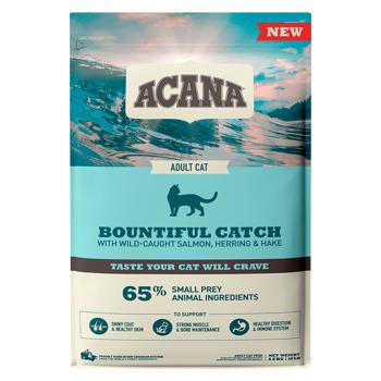 Корм сухой Acana Bountiful Catch с рыбой для кошек 4,5кг - купить, цены на MasterZoo - фото 2