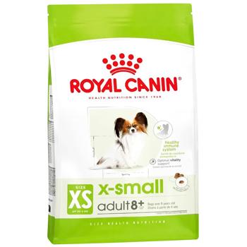 Корм сухий Royal Canin X-Small Adult 8+ з домашньою птицею для собак мініатюрних порід 3кг - купити, ціни на MasterZoo - фото 1
