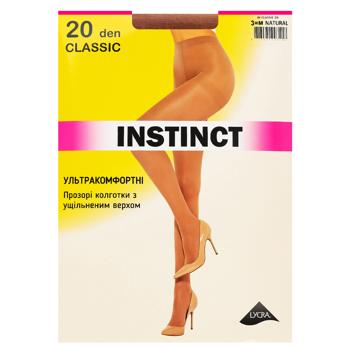 Колготки женские Instinct Classic 20 Den р.3 natural - купить, цены на NOVUS - фото 1