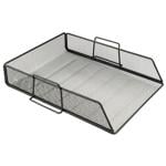 Axent Black Horizontal Metal Tray 80x280x340mm