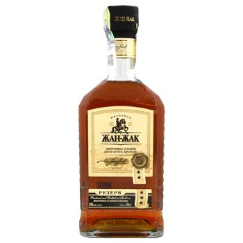 Коньяк Жан Жак 5* Резерв 0,5л 40% - купить, цены на AlcoHub - фото 1