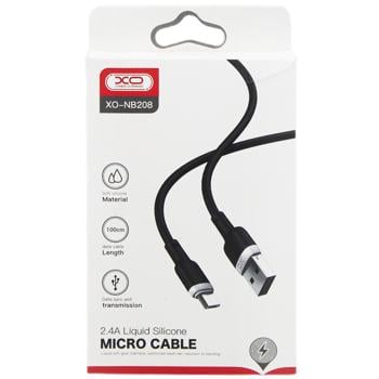 XO PD Type-C Liquid Silicone Micro Cable 1m