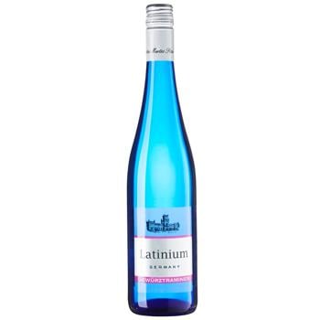 Вино Latinium Gewurztraminer белое полусладкое 10% 0,75л