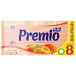 Dyvo Premio Peach 3-ply Toilet Paper 8pcs