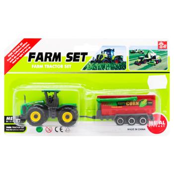 SunQ Toys Agricultural Machinery Toy Set with Trailer SQ82012-2BK - buy, prices for - photo 3