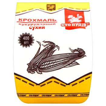 Крахмал кукурузный Сто Пудов 400г - купить, цены на Чудо Маркет - фото 1