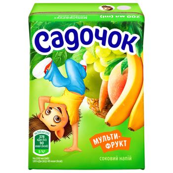 Sadochok Multifruit Juice Drink 200ml - buy, prices for Ideal - photo 4