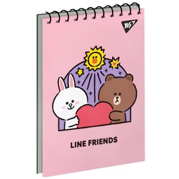 Блокнот Yes Line Friends Lovely в клітинку А7 80 аркушів - купити, ціни на - фото 4