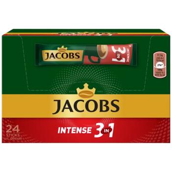 Напиток кофейный Jacobs Intense 3в1 12г - купить, цены на Чудо Маркет - фото 1