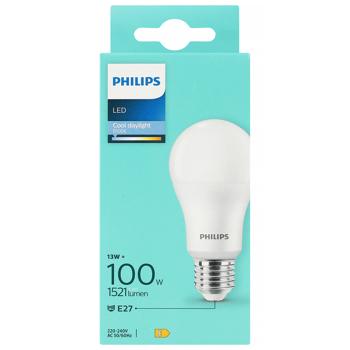 Лампа Philips LED 100W A60 E27 6500К CDLFRND 1PF/6DISC - купити, ціни на КОСМОС - фото 2