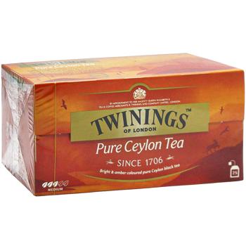 Twinings Pure Ceylon Black Tea 2g*25pcs - buy, prices for Vostorg - photo 3