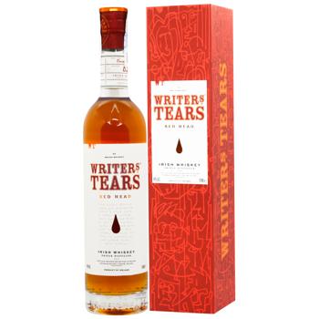 Writers Tears Red Head irish whiskey 50% 0.7l - buy, prices for MegaMarket - photo 1