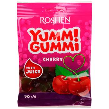 Цукерки Roshen Yummi Gummi Cherry 70г - купити, ціни на КОСМОС - фото 1