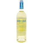 Вино Baron De Brane Blanc белое сухое 13% 0,75л