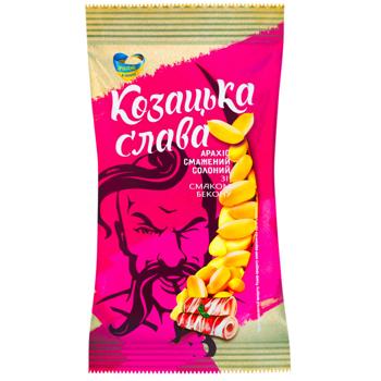 Kozatska Slava Bacon Flavored Roasted Salted Peanut 60g - buy, prices for EKO Market - photo 1