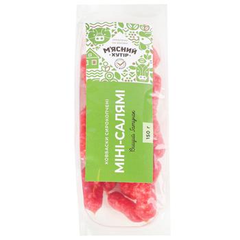 Myasnyi Hutir Mini Salami Raw-smoked Sausages 150g - buy, prices for Torba - photo 1