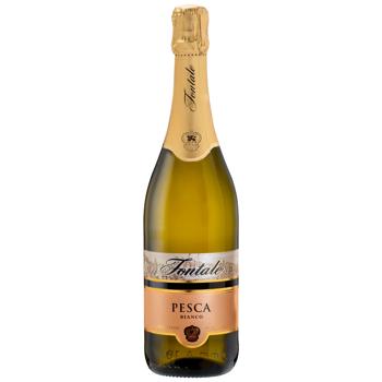Напиток винный Fontale Pesca белое 7% 0,75л - купить, цены на КОСМОС - фото 1