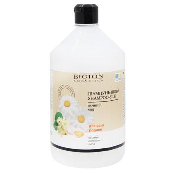 Bioton Cosmetics Silk Shampoo Egg with Lecithin, Chamomile and Linden 1l - buy, prices for NOVUS - photo 1