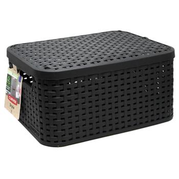 Сurver Style Basket With Lid 28х19х13cm - buy, prices for - photo 3