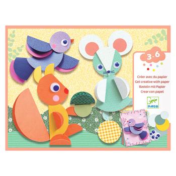 Djeco Again and Again Collage Making Kit