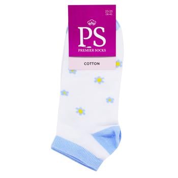 Шкарпетки жіночі Premier Socks Ромашки короткі р.23-25