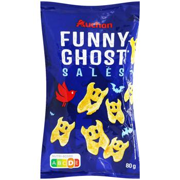 Auchan Merry Ghosts Salty Snack 80g - buy, prices for Auchan - photo 1