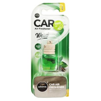 Ароматизатор Aroma Car Wood зелений чай 6мл