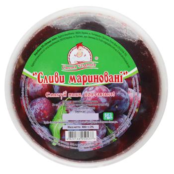 Smachna Tradiciya Pickled plums 400g - buy, prices for - photo 2