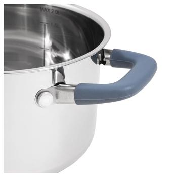 Каструля Krauff зі скляною кришкою 16см 2л - купити, ціни на За Раз - фото 3