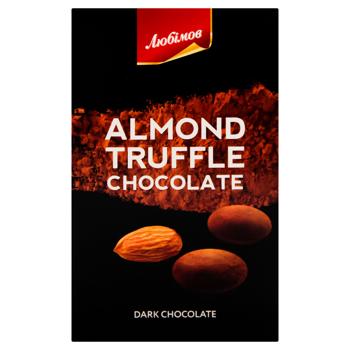 Lyubimov Truff Almond Dragee in Dark Truffle 100g - buy, prices for ULTRAMARKET - photo 2