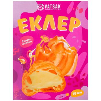 Еклери Vatsak з карамеллю 210 г - купити, ціни на Епіцентр FOOD - фото 1