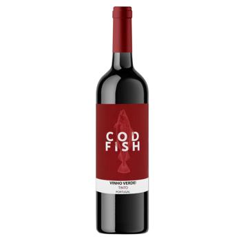 Вино Codfish червоне напівсухе 11% 0,75л - купити, ціни на NOVUS - фото 1