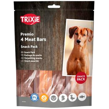 Лакомство для собак Premio 4 Meat Bars с курицей, уткой, ягненком и лососем 4х100г
